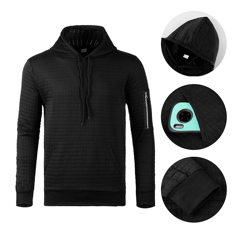 Hoodie Zip Pocket Hooded Sports Jacket