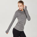 Slim yoga exercise long sleeve yoga workout clothes women
