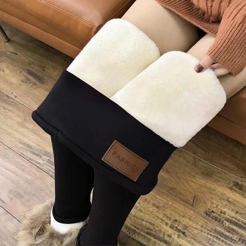 Cashmere Winter Wear High Waist Leggings For Women
