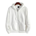 Cotton Outer Hooded Zip Sweater Jacket
