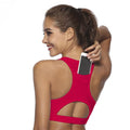 Women Sports Bra With Built-In Phone Pocket