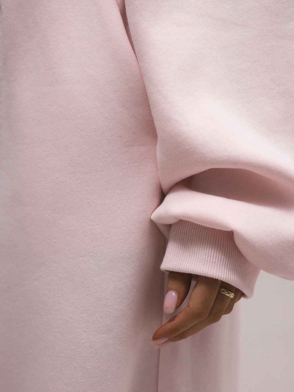 Oversized Wool Hooded Sweatshirt For Women