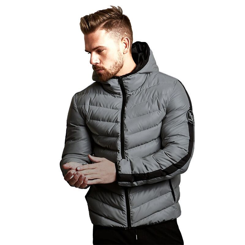 Muscle Fitness Men's Hooded Zip Jacket