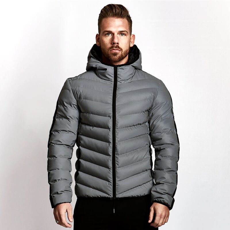 Muscle Fitness Men's Hooded Zip Jacket